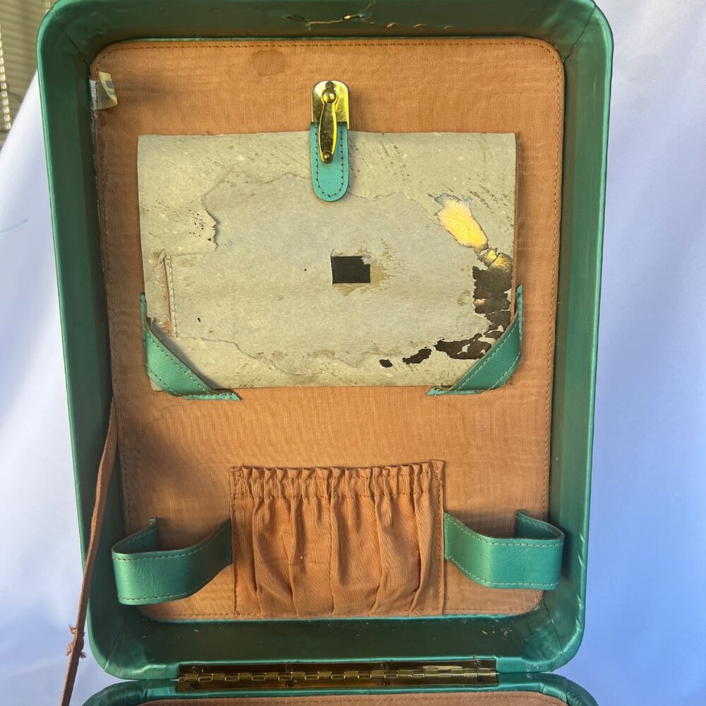 Vintage Rare Art Deco from the 30s Nelialee N.Y.C Toiletry Bathroom Luggage Case - Picture 6 of 12